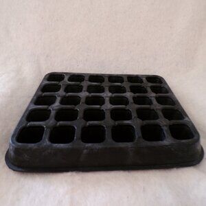 SPRING READY 30 cell NATURAL RUBBER Trays Seed Starting Garden Propagating Plug